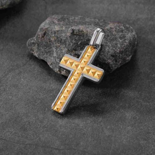 titanové přívěsky, Titanium ocel, Kříž, á, různé styly pro výběr & pro muže, 31x20x3mm, Prodáno By PC