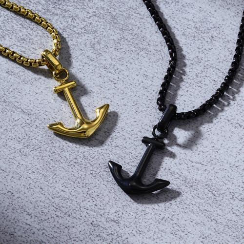 titanové přívěsky, Titanium ocel, Kotva, á, různé styly pro výběr & pro muže, 31x20x3mm, Prodáno By PC