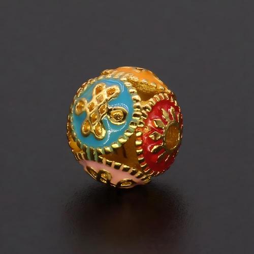 Zink Alloy Smycken Pärlor, guldfärg pläterade, DIY & emalj, fler färger för val, 10PC/Bag, Säljs av Bag