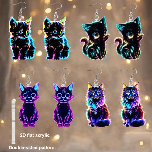 Acrylic Jewelry Earring fashion jewelry Sold By Pair