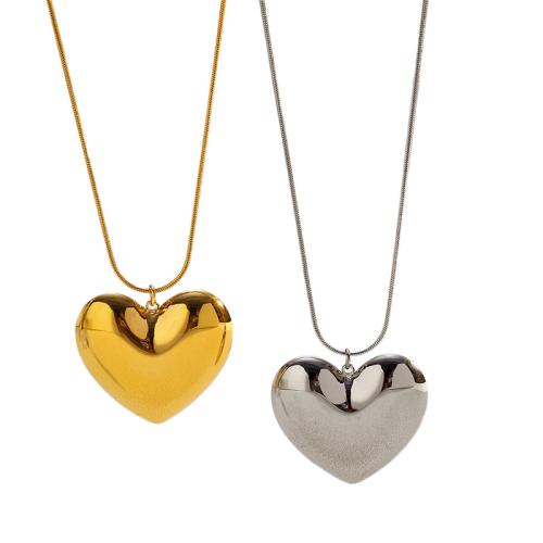 Colar de jóias de aço inoxidável, Aço inoxidável 304, banhado, joias de moda & para mulher, Mais cores pare escolha, vendido por PC