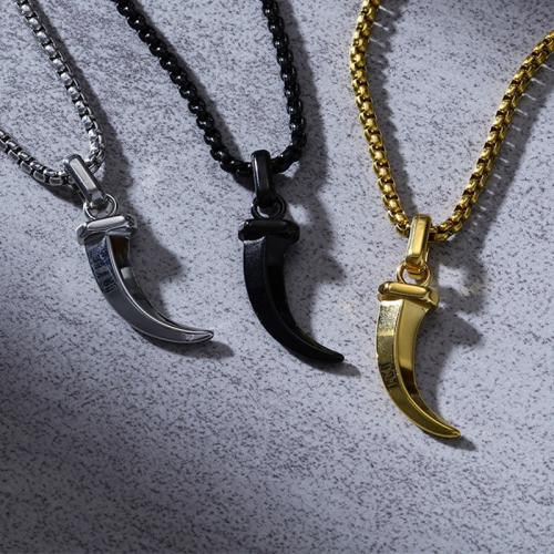 titanové přívěsky, Titanium ocel, Měsíc, á, unisex & různé styly pro výběr, 26x8x6mm, Prodáno By PC