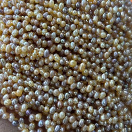 Cultured Rice Freshwater Pearl Beads irregular DIY 4-5mm Sold Per 38 cm Strand