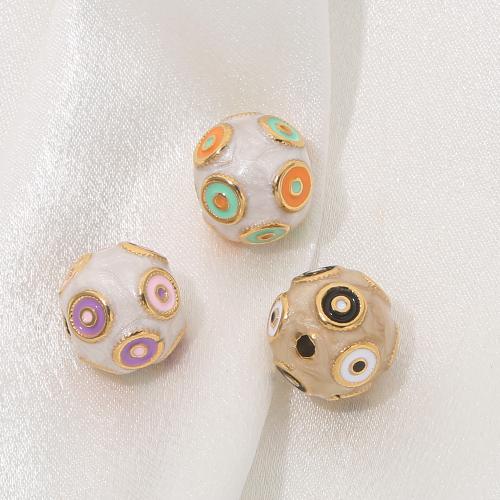 Edelstahl-Beads, 304 Edelstahl, goldfarben plattiert, DIY & Emaille, keine, 10PCs/Tasche, verkauft von Tasche