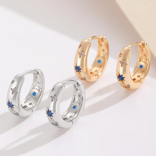 Zircon cubique Micro Pave parures de bijoux en laiton, Boucle d’oreille stud & bague, anneau, Placage de couleur d'or, bijoux de mode & pavé de micro zircon, plus de couleurs à choisir, Vendu par PC