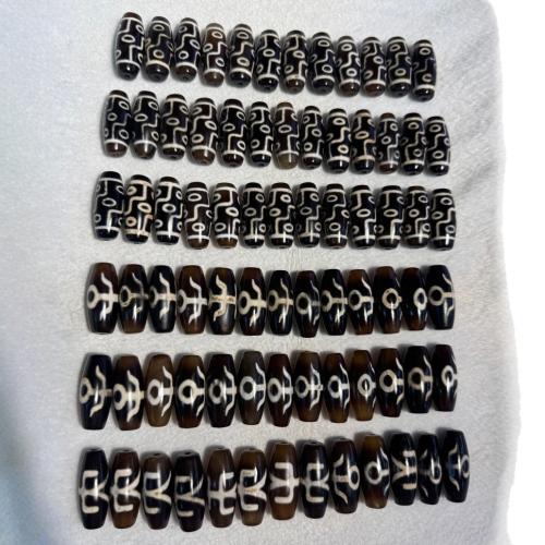 Ágata natural tibetano Dzi Beads, Ágata tibetana, DIY & Varios pares a sua escolha, 30mm, vendido por PC