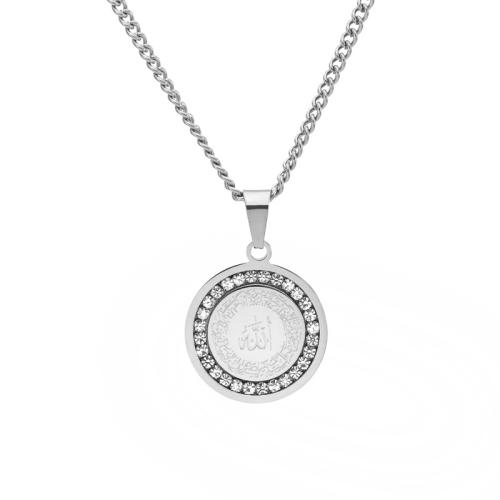 Stainless Steel Chain Sweter Naszyjnik, Stal nierdzewna 304, Powlekane, dla obu płci & różne style do wyboru & mikro utorować cyrkonia, dostępnych więcej kolorów, długość około 60 cm, sprzedane przez PC