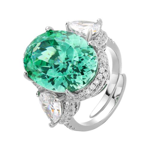 Tekojalokivi sormen sormus, Messinki, kullan väri kullattu, muoti korut & naiselle, enemmän värejä valinta, Myymät PC