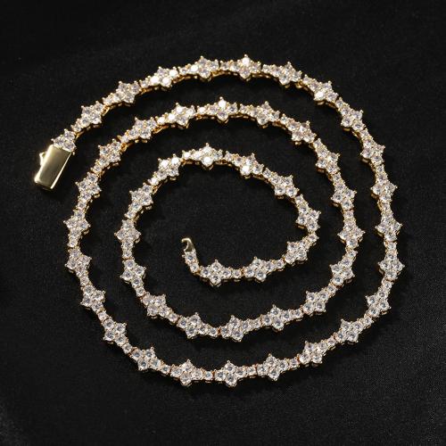 laiton Collier et bracelet, Placage, normes différentes pour le choix & pavé de micro zircon & pour homme, plus de couleurs à choisir, Vendu par PC