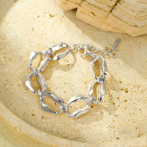 Bijoux bracelet en acier inoxydable, Acier inoxydable 304, Placage, bijoux de mode & styles différents pour le choix & pour femme, plus de couleurs à choisir, Vendu par PC