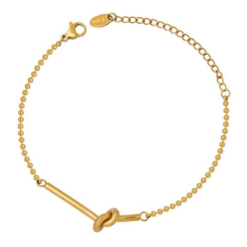 Bracelet d'acier titane, Placage, bijoux de mode & pour femme, plus de couleurs à choisir, Vendu par PC