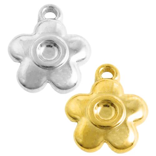 Cruach dhosmálta siogairlín Socrú, 304 Cruach dhosmálta, Flower, plátáilte, DIY, dathanna níos mó le haghaidh rogha, 10ríomhairí pearsanta/Mála, Díolta De réir Mála