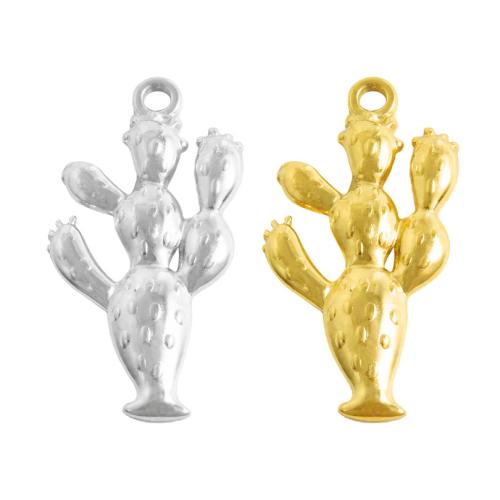 Ciondoli gioielli in acciaio inox, 304 acciaio inox, Opuntia Stricta, placcato, DIY, nessuno, 10PC/borsa, Venduto da borsa