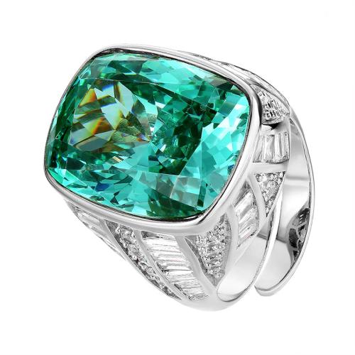 Tekojalokivi sormen sormus, Messinki, kullan väri kullattu, muoti korut & naiselle, enemmän värejä valinta, Myymät PC