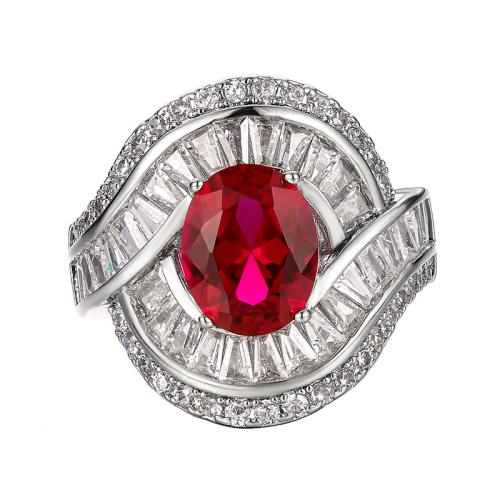 Tekojalokivi sormen sormus, Messinki, kullan väri kullattu, muoti korut & naiselle, enemmän värejä valinta, Myymät PC