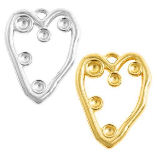 Cruach dhosmálta siogairlín Socrú, 304 Cruach dhosmálta, Croí, plátáilte, DIY & log, dathanna níos mó le haghaidh rogha, 10ríomhairí pearsanta/Mála, Díolta De réir Mála