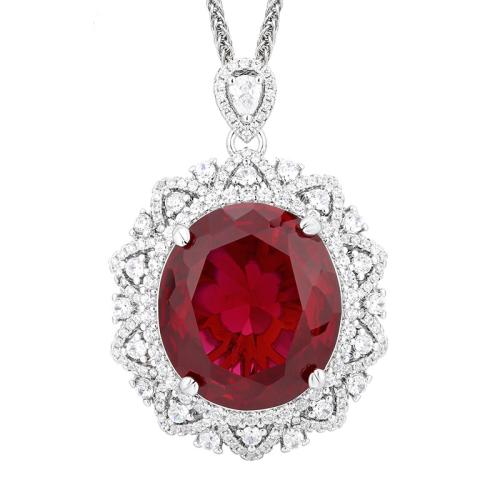 Collier en laiton, avec zircon cubique, avec 5cm chaînes de rallonge, Placage, bijoux de mode & pour femme & avec strass, plus de couleurs à choisir, Longueur 45 cm, Vendu par PC