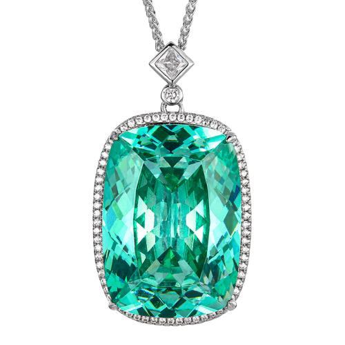 Collier en laiton, avec zircon cubique, avec 5cm chaînes de rallonge, Placage, bijoux de mode & pour femme & avec strass, plus de couleurs à choisir, Longueur 45 cm, Vendu par PC