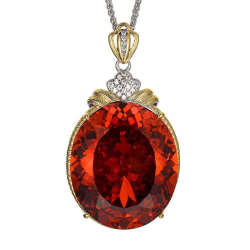 Collier en laiton, avec zircon cubique, avec 5cm chaînes de rallonge, Placage de couleur d'or, bijoux de mode & pour femme & avec strass, plus de couleurs à choisir, Longueur 45 cm, Vendu par PC