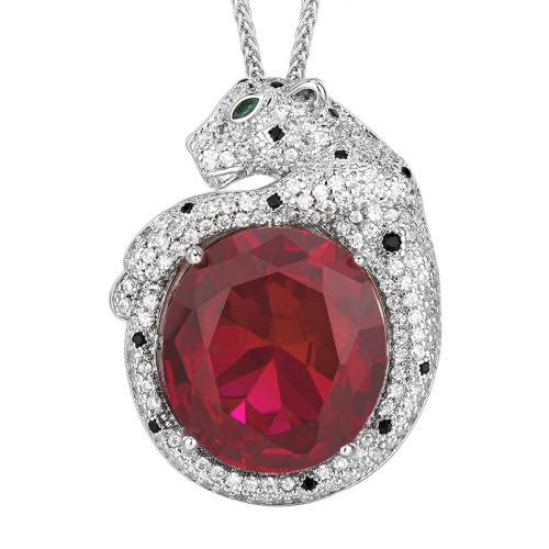 Collier en laiton, avec zircon cubique, avec 5cm chaînes de rallonge, bijoux de mode & pour femme & avec strass, plus de couleurs à choisir, Longueur 45 cm, Vendu par PC