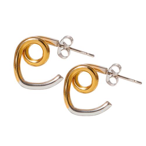 Boucle d'oreille de gaujon en acier inoxydable, Acier inoxydable 304, Placage, bijoux de mode & pour femme & creux, plus de couleurs à choisir, Vendu par paire