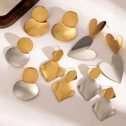 Edelstahl Tropfen Ohrring, 304 Edelstahl, Handpoliert, Modeschmuck & verschiedene Stile für Wahl & für Frau, keine, verkauft von Paar