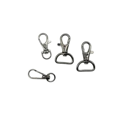 Zink Alloy hummer Swivel Lås, guldfärg pläterade, DIY, silver, Säljs av PC