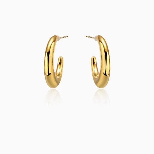 Goujon Laiton, Placage, bijoux de mode, plus de couleurs à choisir, protéger l'environnement, sans nickel, plomb et cadmium, 19.50x19.50mm, Vendu par paire