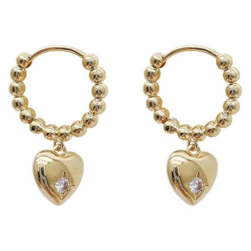 Mosaz pokles náunice, módní šperky, více barev na výběr, 20.40x14.40mm, Prodáno By Pair