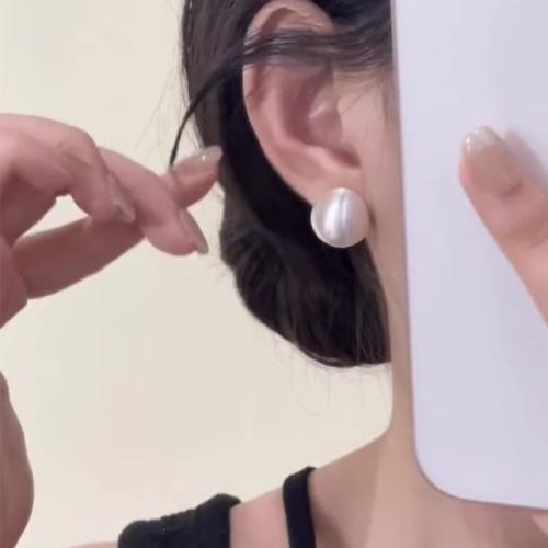 Laiton Leverback boucle d'oreille, Placage, bijoux de mode, argent, protéger l'environnement, sans nickel, plomb et cadmium, 15x15mm, Vendu par sac