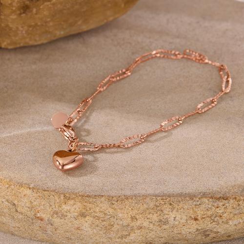 Bijoux bracelet en acier inoxydable, Acier inoxydable 304, Placage, bijoux de mode & pour femme, plus de couleurs à choisir, Vendu par PC