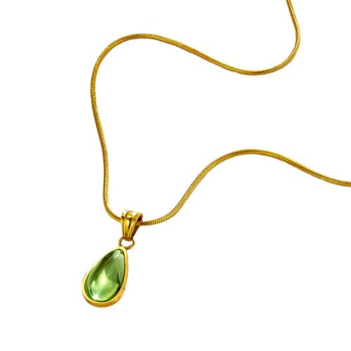 مجوهرات الصلب غير القابل للصدأ قلادة, 304 الفولاذ المقاوم للصدأ, مع الراتنج, مطلي, مجوهرات الموضة & للمرأة, المزيد من الألوان للاختيار, طول تقريبا 45 سم, تباع بواسطة PC