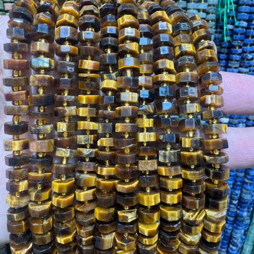 Gemstone Smycken Pärlor, Natursten, med Seedbead, DIY, fler färger för val, 4x8mm, Såld Per 38 cm Strand