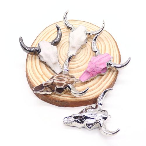 Resin Pendant with Zinc Alloy plated DIY Sold By PC