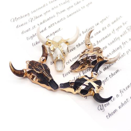 Resin Pendant with Zinc Alloy plated DIY Sold By PC
