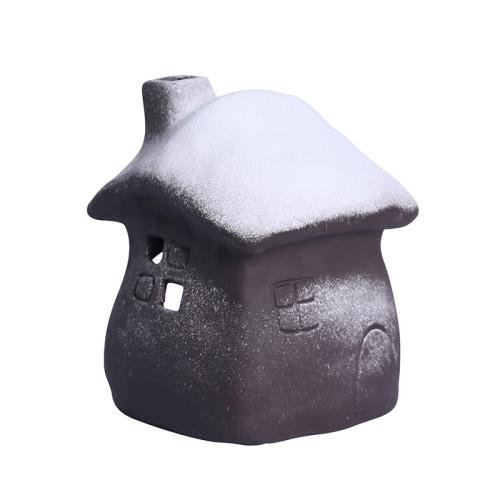 Porcelain Incense Burner House half handmade for home and office Sold By PC