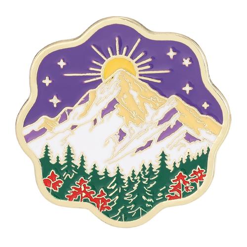 smalt Brož, Zinek, á, unisex & různé styly pro výběr, zlatý, Prodáno By PC