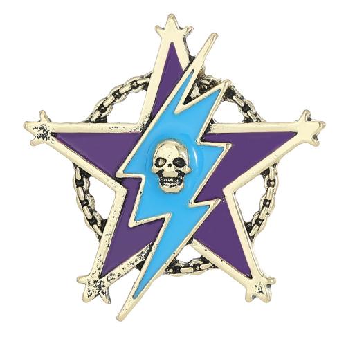 smalt Brož, Zinek, Hvězda, á, unisex & dutý, Prodáno By PC