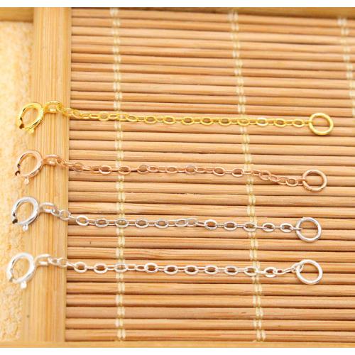 925 Sterling Silver extender řetězce, DIY & různé velikosti pro výběr, více barev na výběr, Prodáno By PC