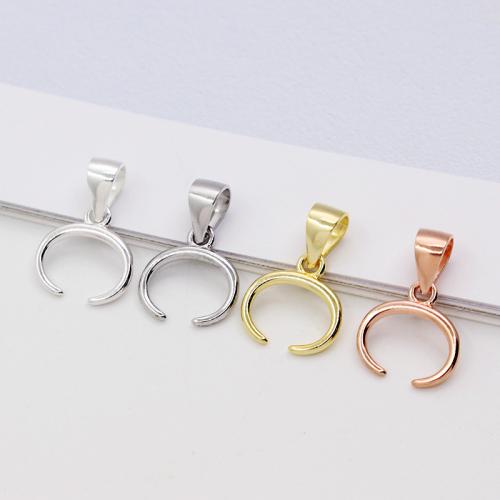 925 Sterling Silver přívěšek Bail, DIY & různé velikosti pro výběr, více barev na výběr, Prodáno By PC