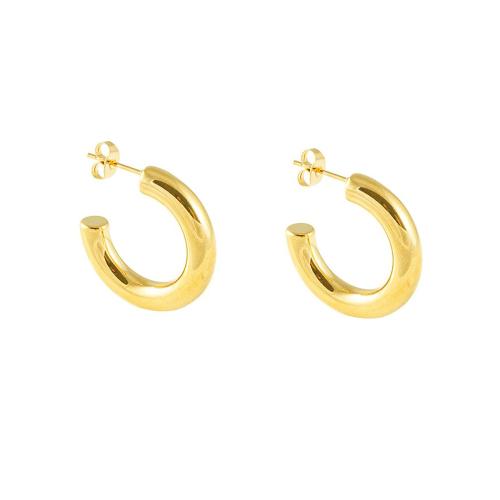 Boucle d'oreille de gaujon en acier inoxydable, Acier inoxydable 304, Placage, bijoux de mode & pour femme, plus de couleurs à choisir, Vendu par paire