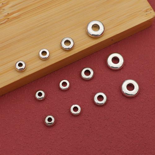 Zink Alloy Spacer Pärlor, silver pläterad, DIY, 200PC/Bag, Säljs av Bag