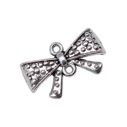 Bowknot zinek konektor, á, DIY, 10PC/Bag, Prodáno By Bag