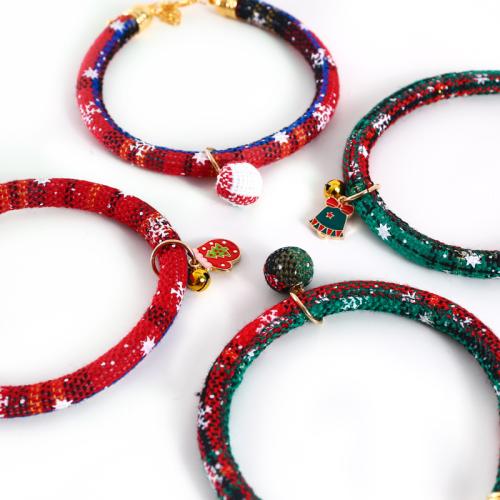 coton avec alliage de zinc, Conception de Noël & réglable & normes différentes pour le choix, plus de couleurs à choisir, Vendu par PC