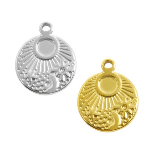 Nerezová ocel Přívěsek Nastavení, 304 Stainless Steel, DIY, více barev na výběr, 10PC/Bag, Prodáno By Bag