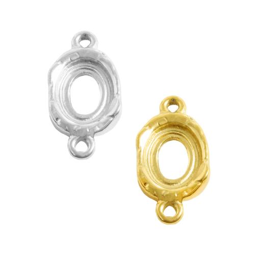 Nerezová ocel Přívěsek Nastavení, 304 Stainless Steel, DIY & double-hole, více barev na výběr, 10PC/Bag, Prodáno By Bag