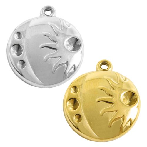 Nerezová ocel Přívěsek Nastavení, 304 Stainless Steel, DIY, více barev na výběr, 10PC/Bag, Prodáno By Bag