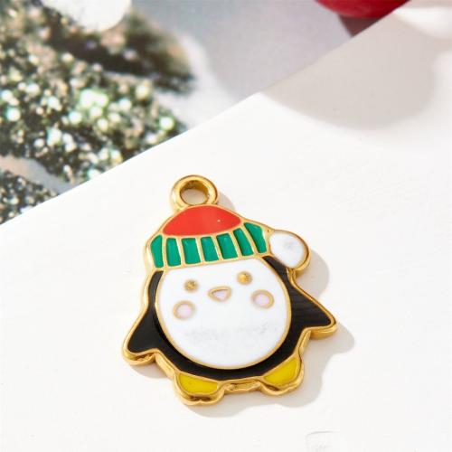 Stainless Steel Pendants 304 Stainless Steel plated DIY & enamel Sold By Bag