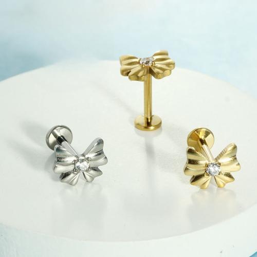 Titan plated, mode smycken & med strass, fler färger för val, Säljs av PC