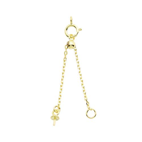 925 Sterling Silver extender řetězce, DIY, více barev na výběr, Délka Cca 45 mm, Prodáno By PC